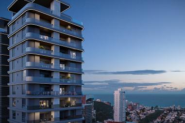 Lançamento - Brava Green: 2 Suítes, 1 ou 2 vagas garagem, 84m² área útil, Sacada com churrasqueira, Praia Brava. Parcelamento em 100x.