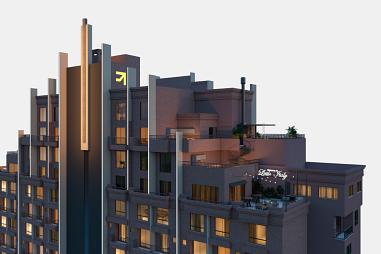 Loft, sacada, 40m² área útil, vaga privativa. Apenas 5 minutos do Centro de Balneário Camboriú.