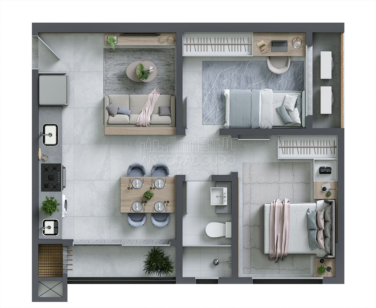Apartamento à venda com 2 quartos, 50m² - Foto 11