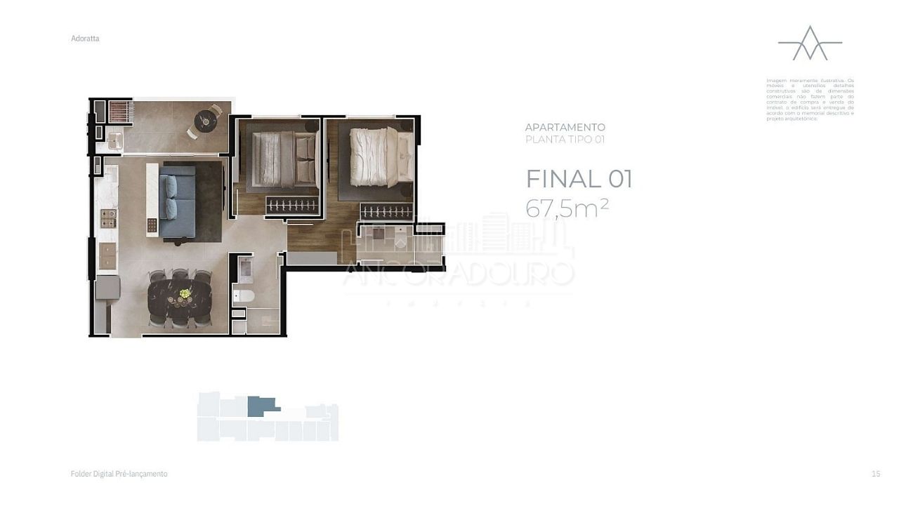 Apartamento, 2 quartos, 67 m² - Foto 38