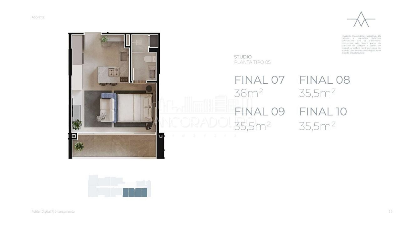 Apartamento, 1 quarto, 35 m² - Foto 40