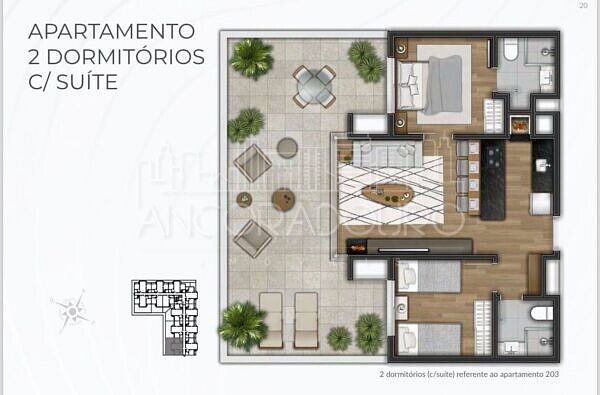 Apartamento à venda com 2 quartos, 51m² - Foto 9