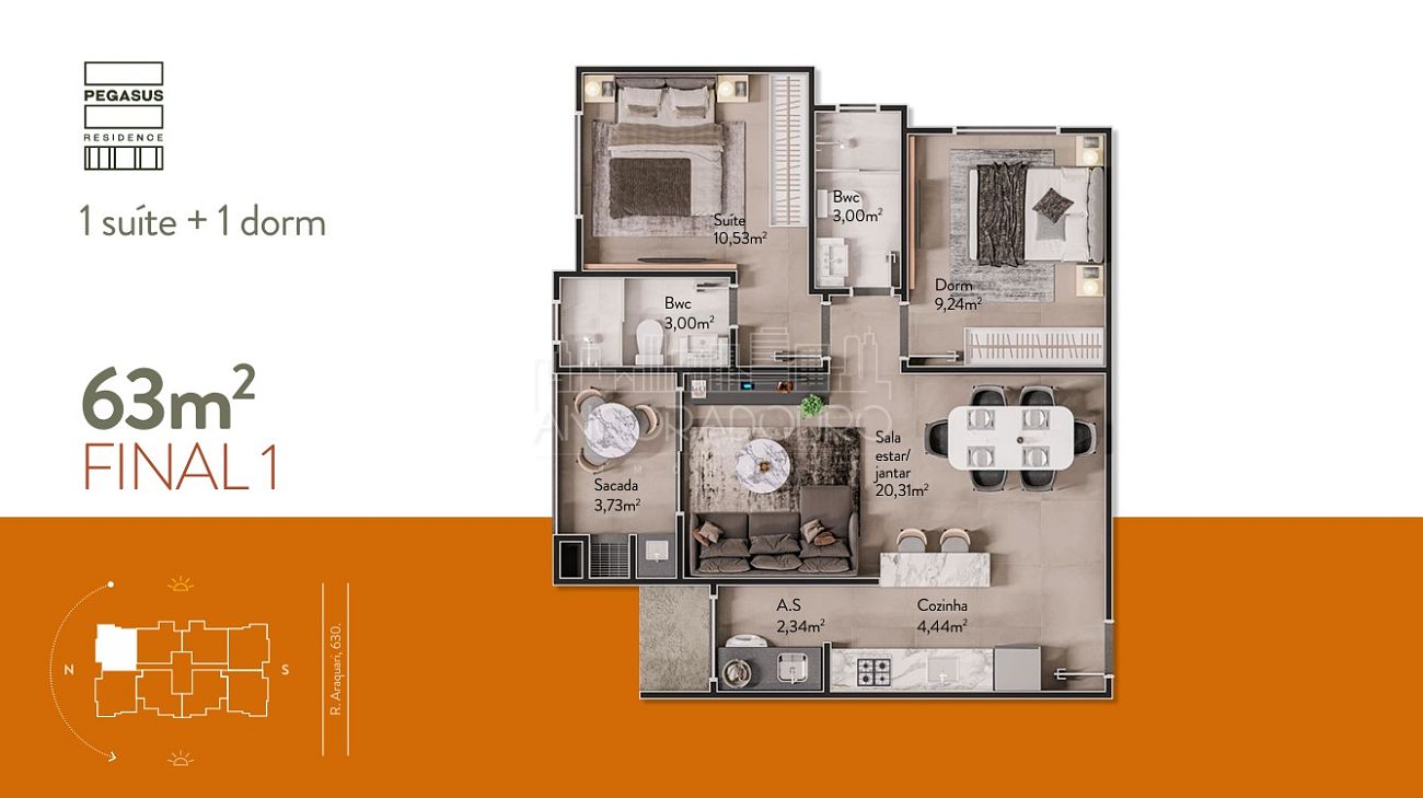 Apartamento, 2 quartos, 63 m² - Foto 28