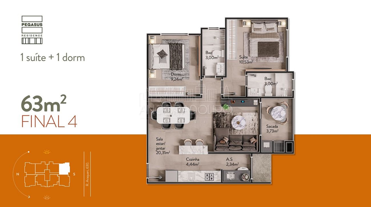 Apartamento, 2 quartos, 63 m² - Foto 27