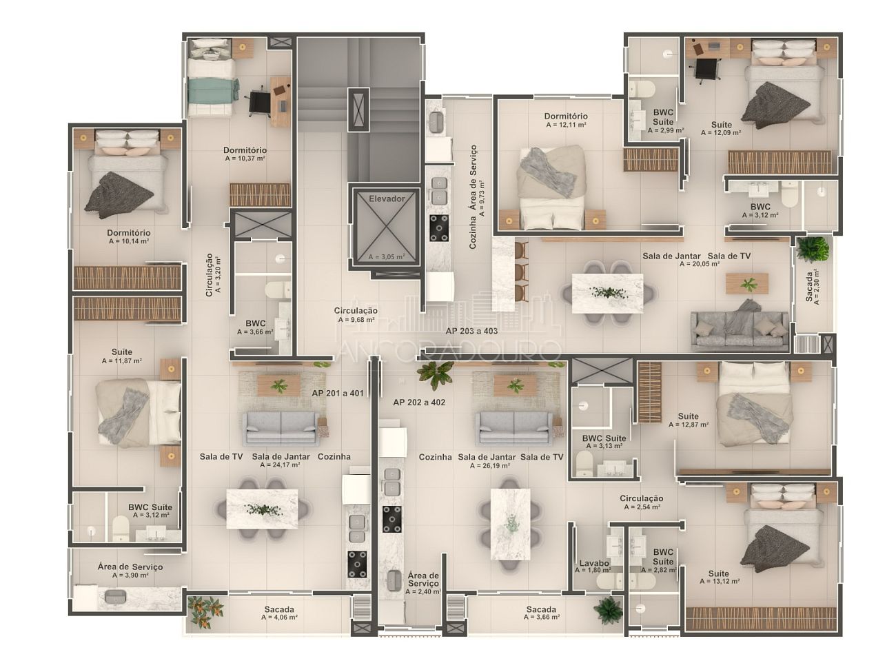 Apartamento, 2 quartos, 75 m² - Foto 15