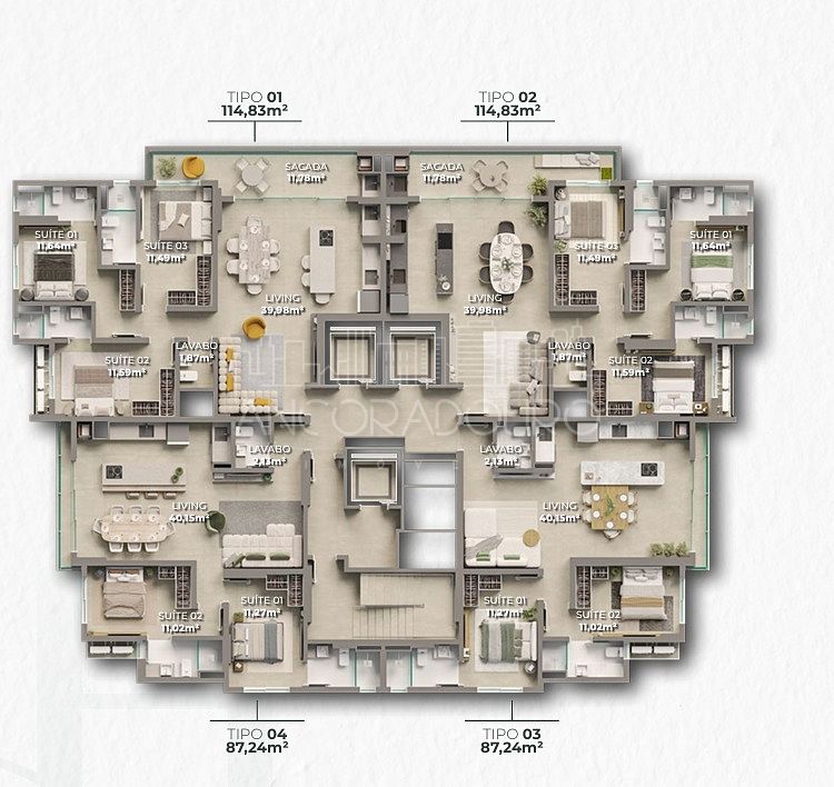 Apartamento, 2 quartos, 87 m² - Foto 11