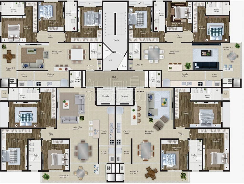 Apartamento, 3 quartos, 98 m² - Foto 9