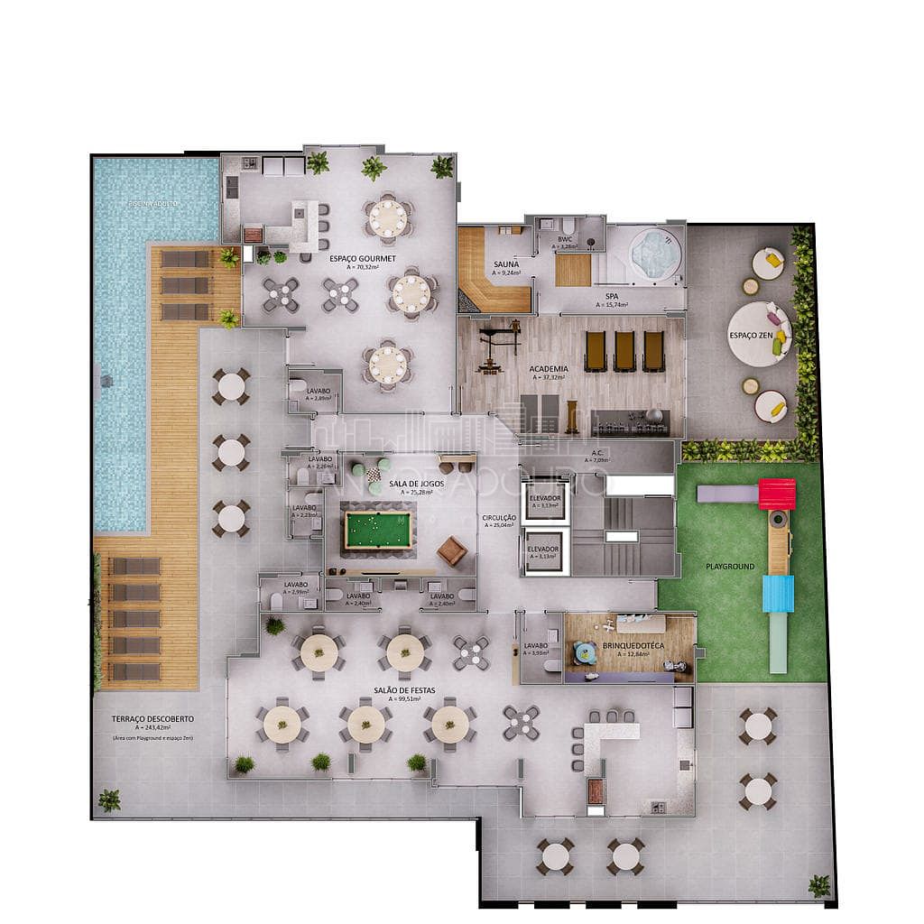 Apartamento, 1 quarto, 54 m² - Foto 18