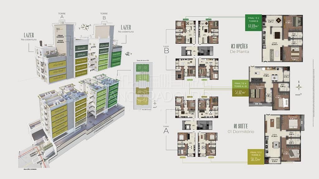 Apartamento à venda com 2 quartos, 54m² - Foto 12