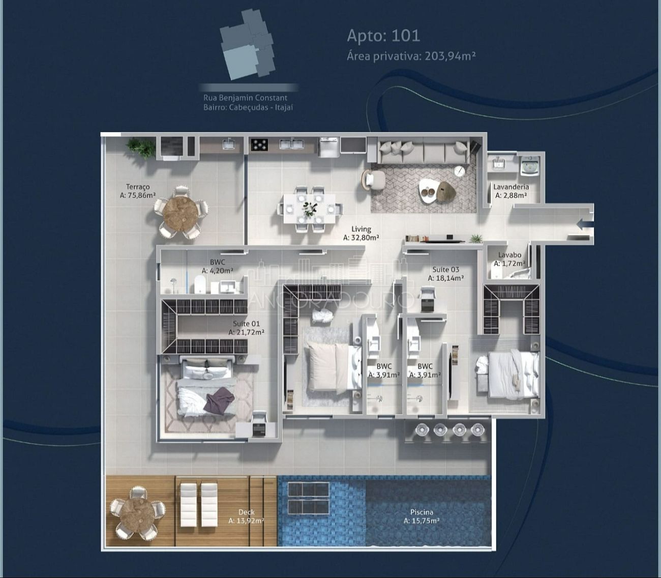 Apartamento, 2 quartos, 93 m² - Foto 45
