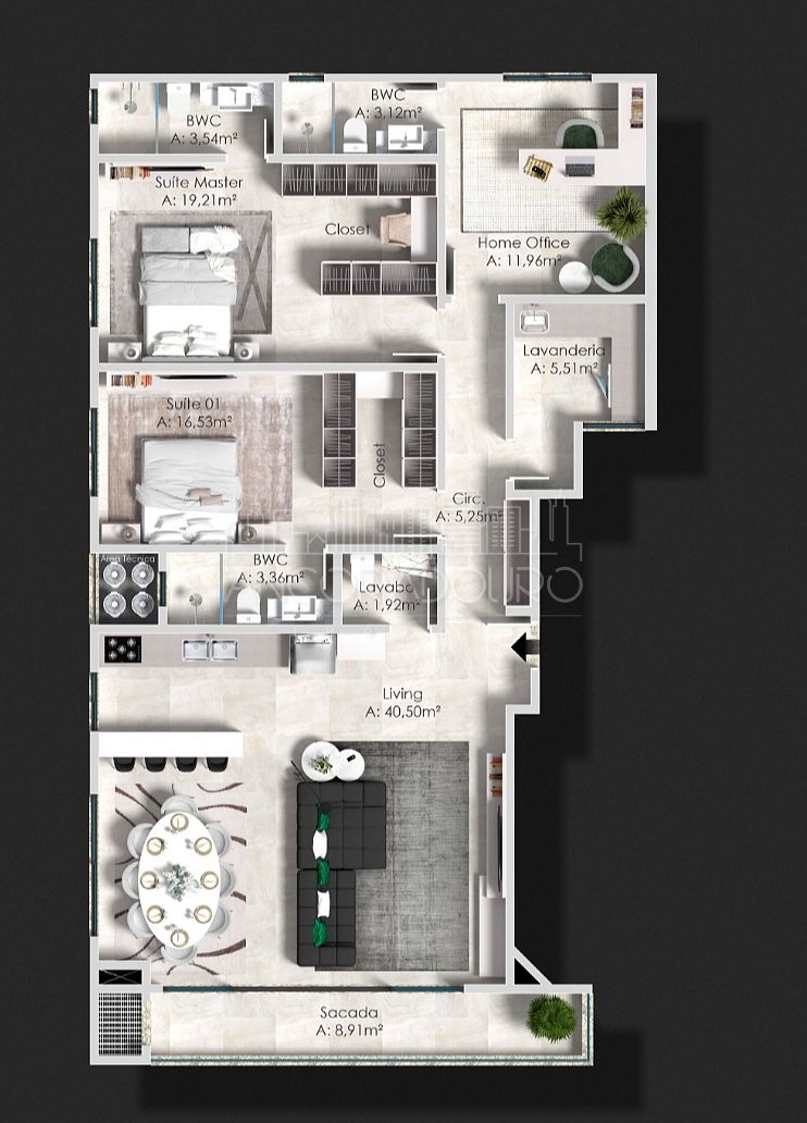 Apartamento, 3 quartos, 138 m² - Foto 38