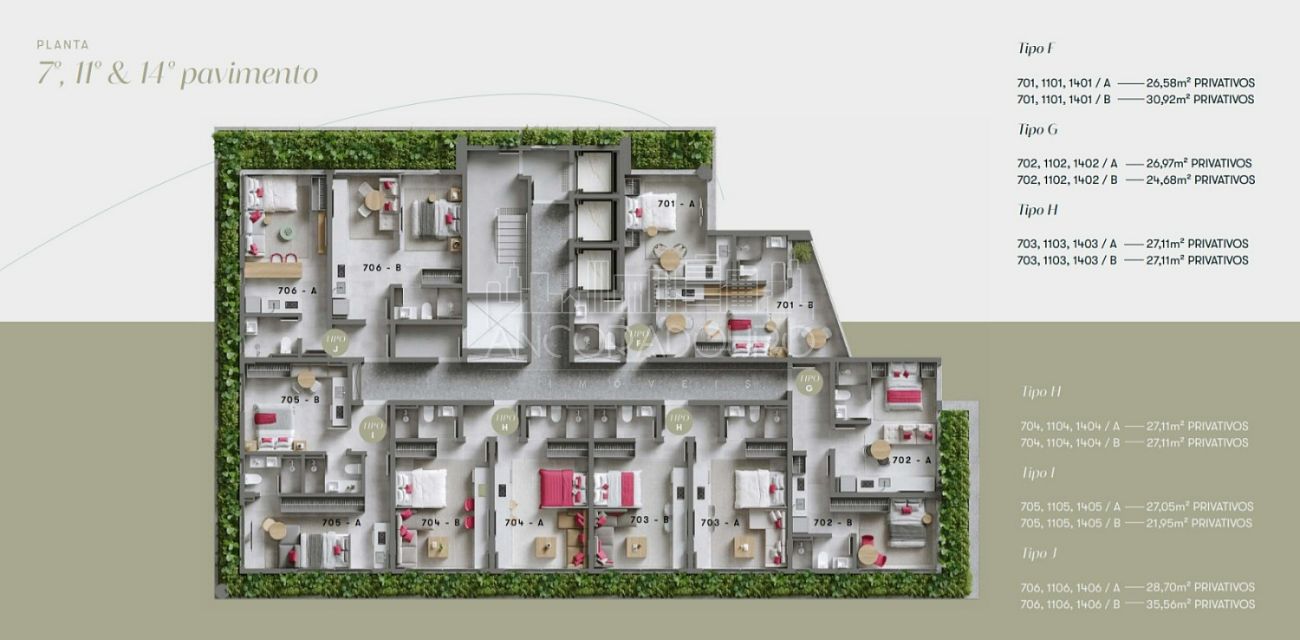 Apartamento à venda com 2 quartos, 49m² - Foto 22
