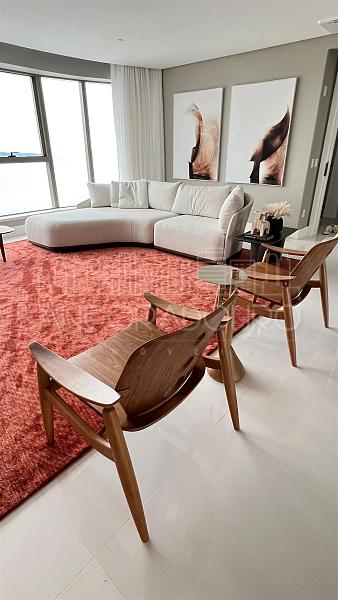 4 suítes, 3 vagas garagem, mobiliado, andar alto. Barra Sul de Balneário Camboriú. — foto 6