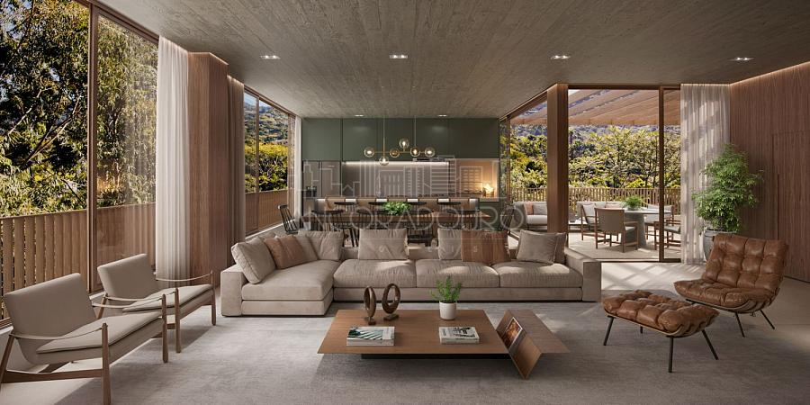 Apartamento garden com 3 Suítes, 3 vagas garagem, 163m² área útil, Estaleiro em Balneário Camboriú. — foto 3