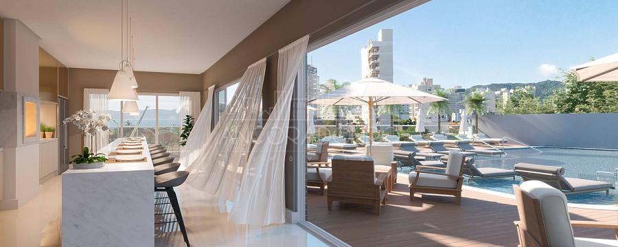 4 Dormitórios (sendo 2 suítes) , andar alto, 1 vaga garagem, vista mar, Canto da Praia em Itapema. — foto 8