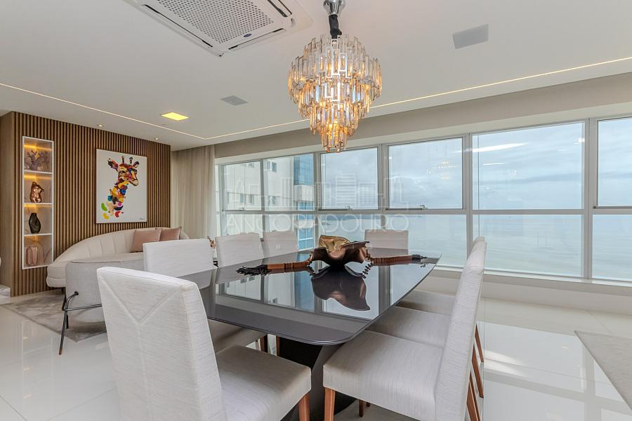 5 suítes, 6 vagas garagem, mobiliado, Vista privilegiada de frente para o mar em Balneário Camboriú. — foto 25