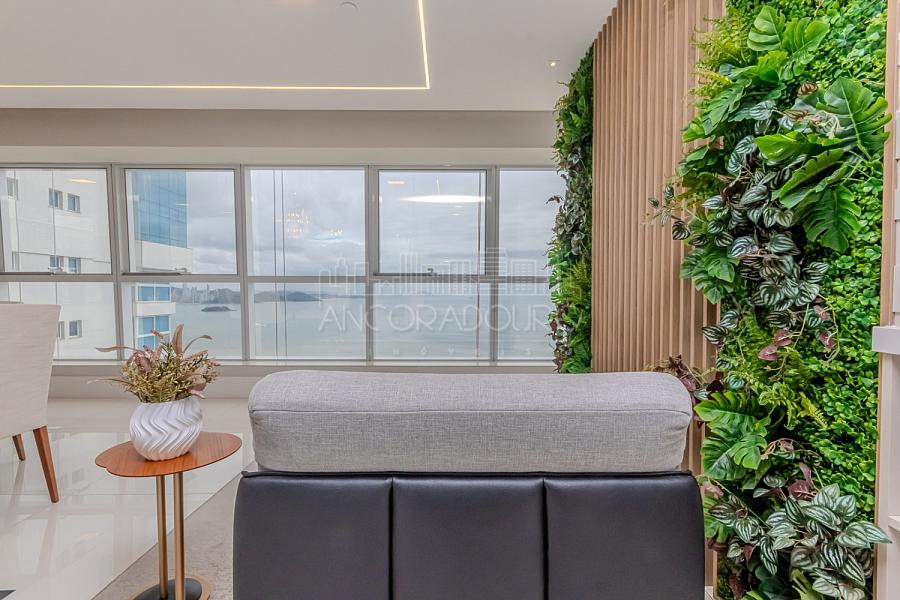 5 suítes, 6 vagas garagem, mobiliado, Vista privilegiada de frente para o mar em Balneário Camboriú. — foto 5