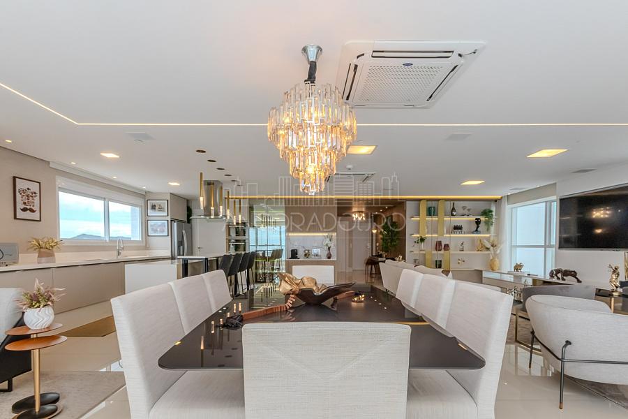 5 suítes, 6 vagas garagem, mobiliado, Vista privilegiada de frente para o mar em Balneário Camboriú. — foto 26