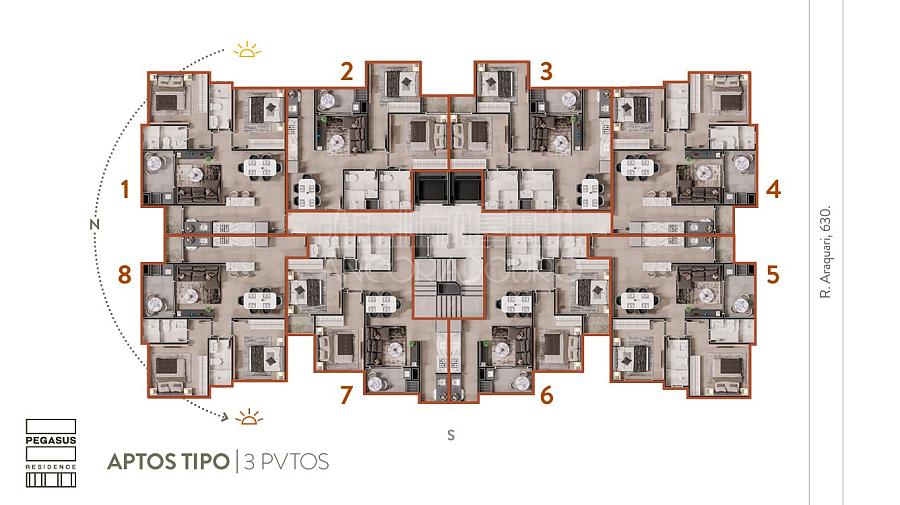 2 Dormitórios (sendo 1 suíte), Vaga privativa, Sacada com churrasqueira, Balneário Camboriú. — foto 25