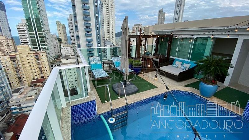 Cobertura Duplex: 4 suítes (1 máster), Mobiliado, 3 vagas garagem, Piscina privativa, Centro de Balneário Camboriú. — foto 8