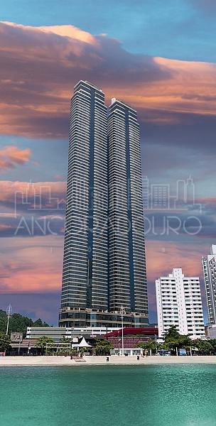 4 suítes, andar alto, 3 vagas garagem, Barra Sul de Balneário Camboriú. — foto 3