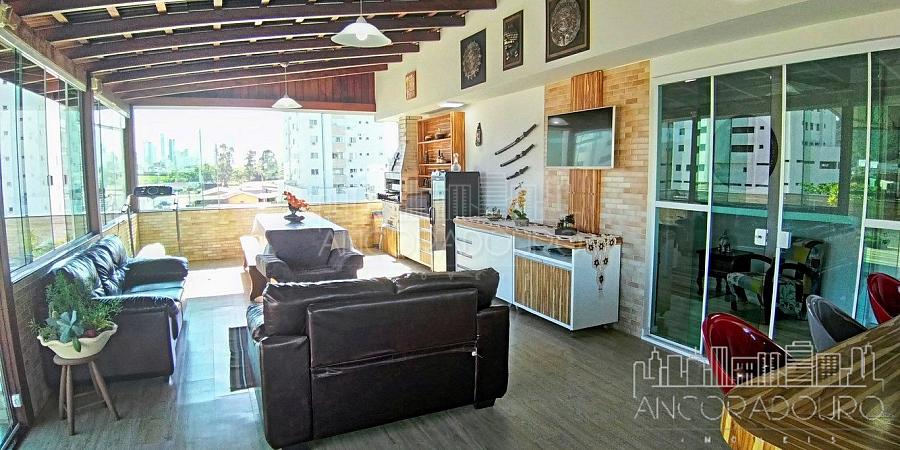 Cobertura 3 dormitórios, 3 vagas garagem, Amplo terraço com espaço gourmet, Camboriú. — foto 16