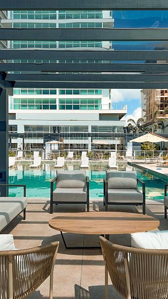 Terraço privativo, 3 Dormitórios (1 suíte), 1 Vaga garagem, 5000m² de área de lazer, Frente mar em Balneário Piçarras. — foto 34