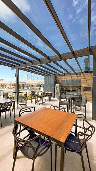 Terraço privativo, 3 Dormitórios (1 suíte), 1 Vaga garagem, 5000m² de área de lazer, Frente mar em Balneário Piçarras. — foto 27