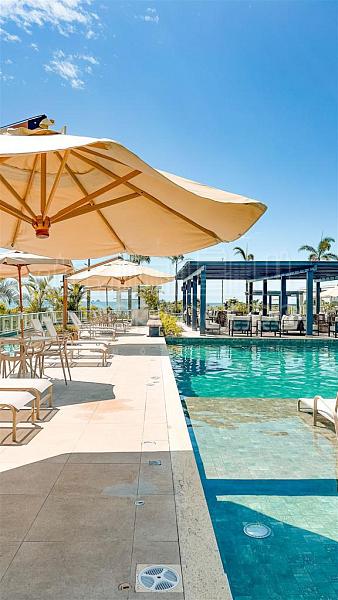 Terraço privativo, 3 Dormitórios (1 suíte), 1 Vaga garagem, 5000m² de área de lazer, Frente mar em Balneário Piçarras. — foto 30