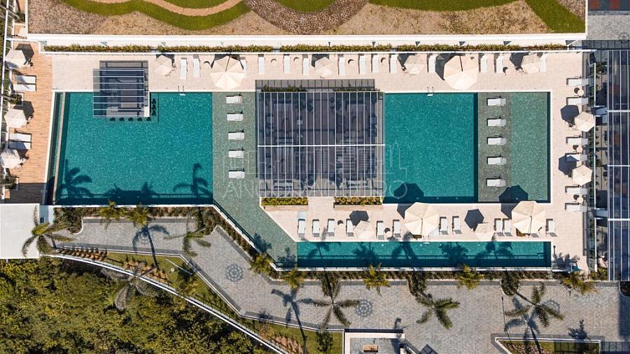 3 Suítes, Vista Mar, 2 Vagas privativa, andar alto, Frente mar em Balneário Piçarras. Pronto para morar! — foto 9