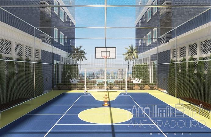 Apartamento 2 dormitórios (1 suíte), Vaga garagem, Sacada com churrasqueira a carvão, Morretes- Itapema, Parcelamento em 132x. — foto 7