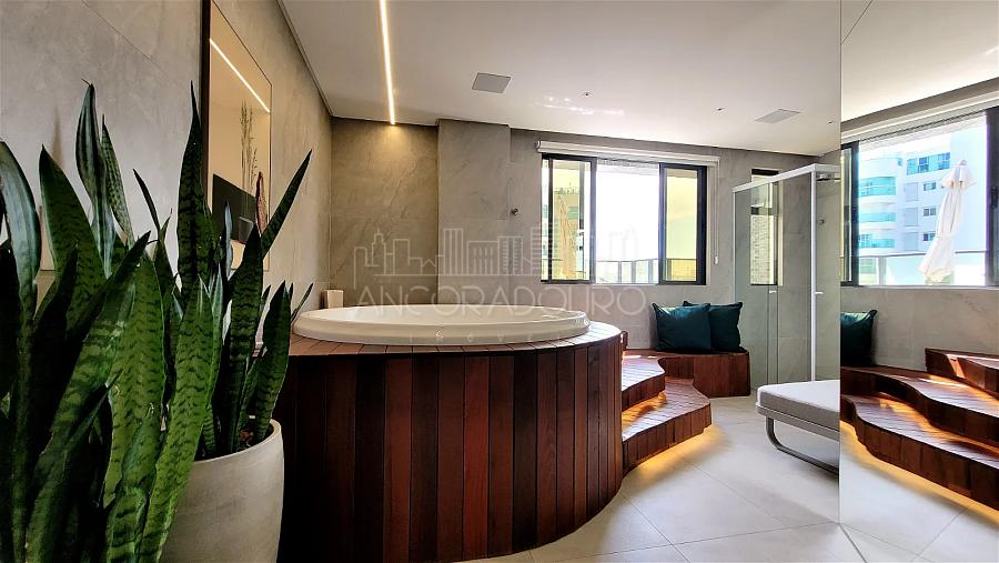 Praia Brava: 3 suítes, 2 vagas, Sacada com churrasqueira, Itajaí. — foto 9