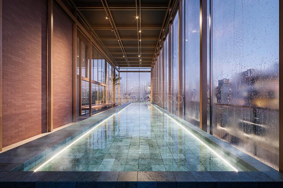 Vitreo271: 4 suítes, 1 apartamento por andar, amplo terraço com piscina privativa, 3 vagas garagem Meia Praia em Itapema. — foto 8