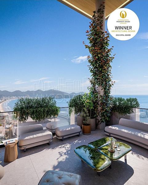 Vitreo271: 4 suítes, 1 apartamento por andar, amplo terraço com piscina privativa, 3 vagas garagem Meia Praia em Itapema. — foto 22