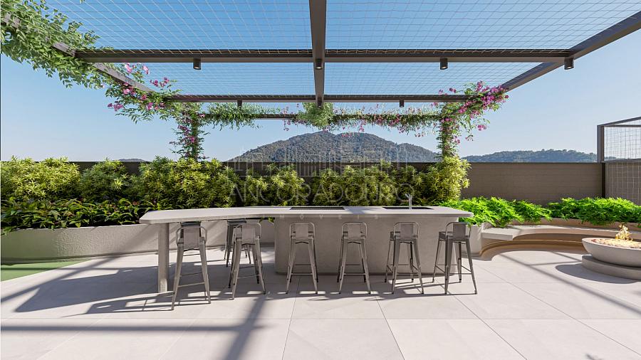 Apartamentos com 2 Dormitórios (1 Suíte), vaga privativa, sacada com churrasqueira, área de lazer completa. Entrada 10% e saldo em até 100x. — foto 8