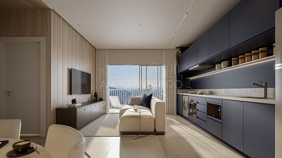 Apartamentos com 2 Dormitórios (1 Suíte), vaga privativa, sacada com churrasqueira, área de lazer completa. Entrada 10% e saldo em até 100x. — foto 2