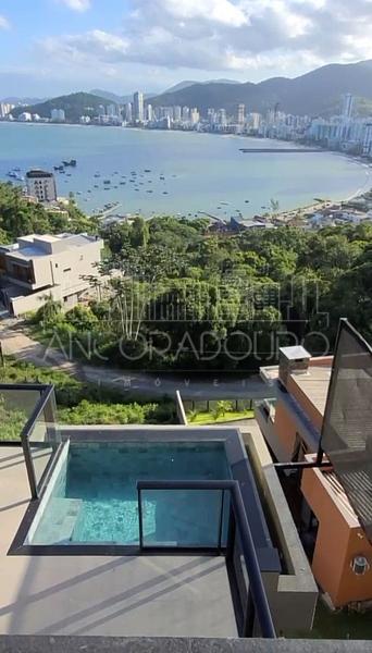 Mansão Suspensa no Canto da Praia - Itapema- 4 suítes, 4 vagas garagem, Piscina c/ borda infinita e vista definitiva para orla e mar — foto 7