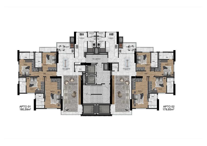 Pré Lançamento: 4 Suítes, 3 vagas garagem, 180m² área útil, excelente localização! — foto 10