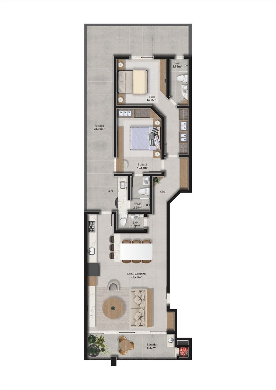 Apartamento, 2 quartos, 121 m² - Foto 21
