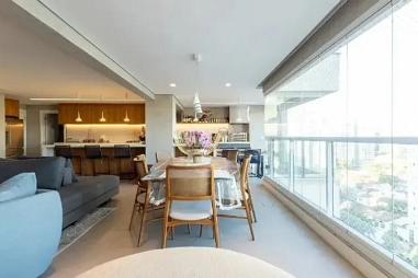 Apartamento com 3 quartos à venda, 189m², 5 banheiros, 3 garagens - Chácara Santo Antônio (zona Sul) - São Paulo
