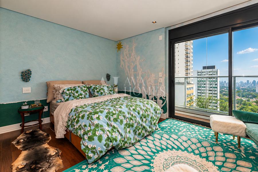 Mobiliado e Decorado - Exclusivo - 178m� com 2 su�tes e 2 vagas e vista eterna para o Jardim Europa 36