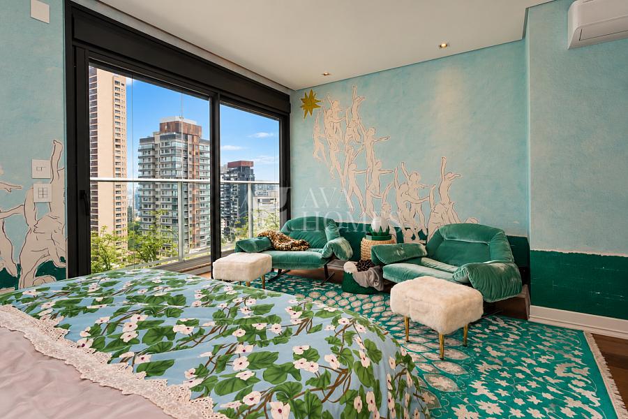 Mobiliado e Decorado - Exclusivo - 178m� com 2 su�tes e 2 vagas e vista eterna para o Jardim Europa 39