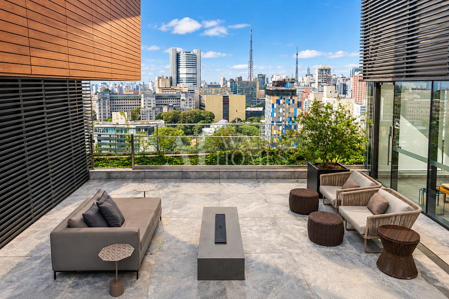 Mobiliado e Decorado - Exclusivo - 178m� com 2 su�tes e 2 vagas e vista eterna para o Jardim Europa 43