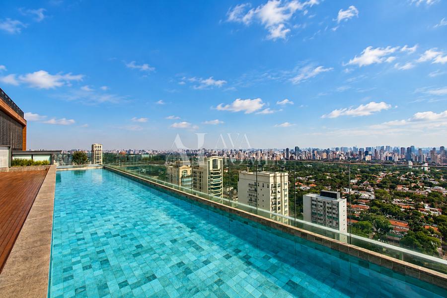 Mobiliado e Decorado - Exclusivo - 178m� com 2 su�tes e 2 vagas e vista eterna para o Jardim Europa 45