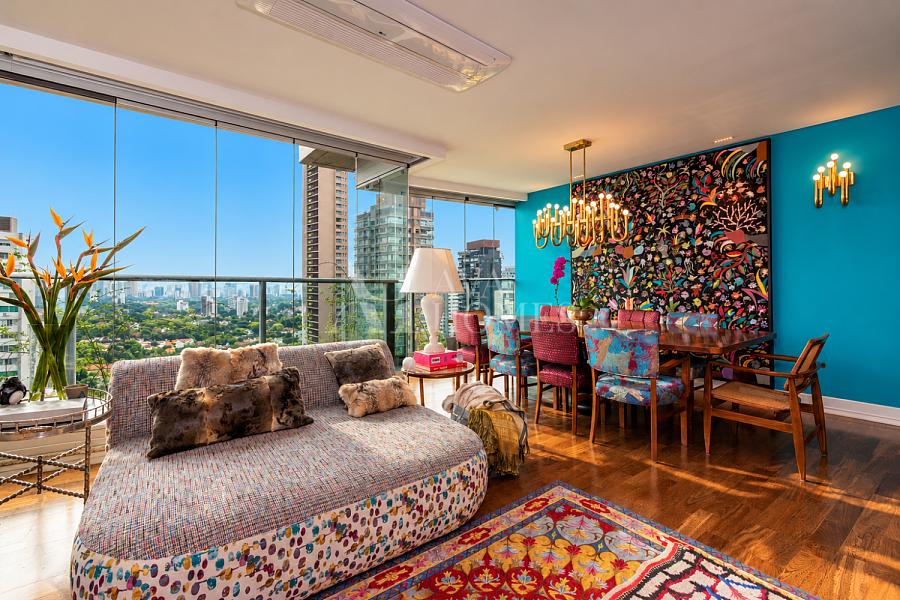 Mobiliado e Decorado - Exclusivo - 178m� com 2 su�tes e 2 vagas e vista eterna para o Jardim Europa 4