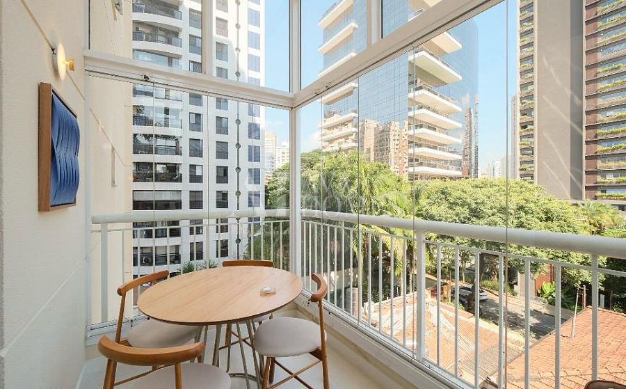 Reformado e Mobiliado 78m�, 1 su�te e 2 vagas para loca��o  no bairro Vila Ol�mpia - SP 6