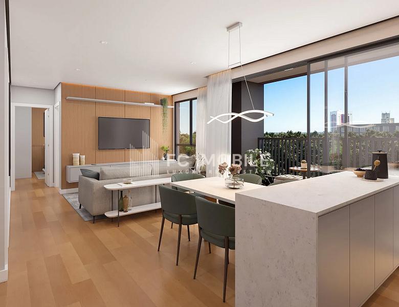 Apartamento com 3 quartos sendo 1 suíte,  à venda no bairro Novo Mundo - Curitiba/PR — foto 2