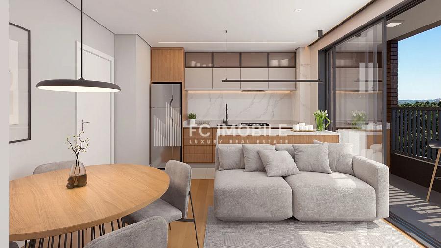 Apartamento com 2 quartos,  à venda no bairro Novo Mundo - Curitiba/PR — foto 2