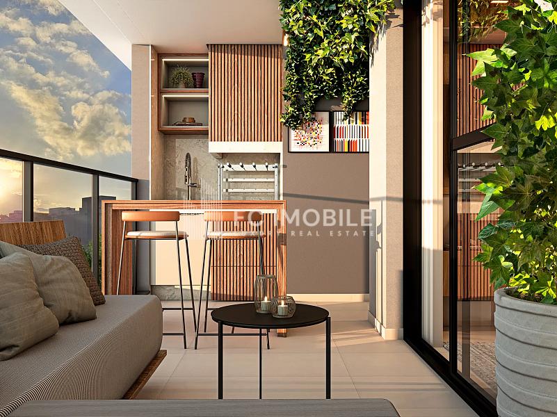 Apartamento com 2 quartos sendo 1 suíte, à venda no Água Verde - Curitiba/PR — foto 2