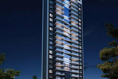 Apartamento no Ed. Seas's Garden Residence em Meia Praia em Itapema